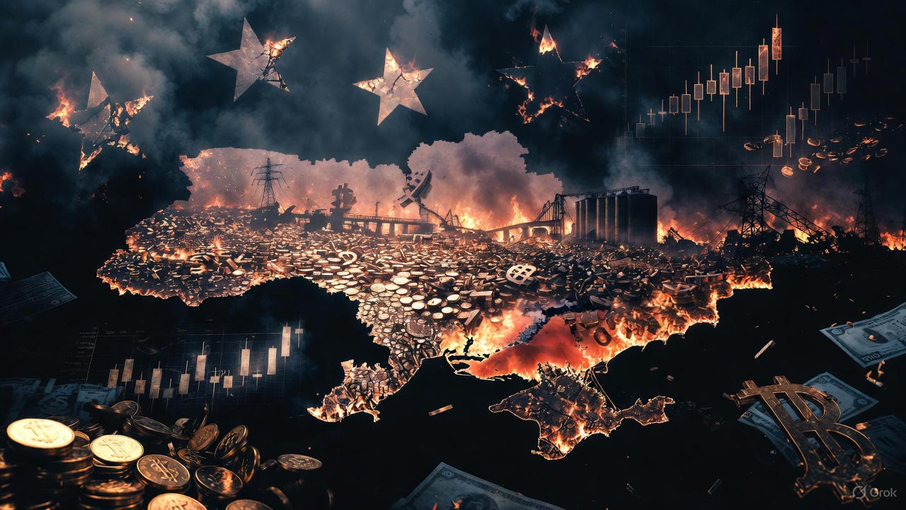 500 miljardit eurot leekides: Ukraina sõja tegelik hind ja lääne investeeringute võimalik nullimine 2026