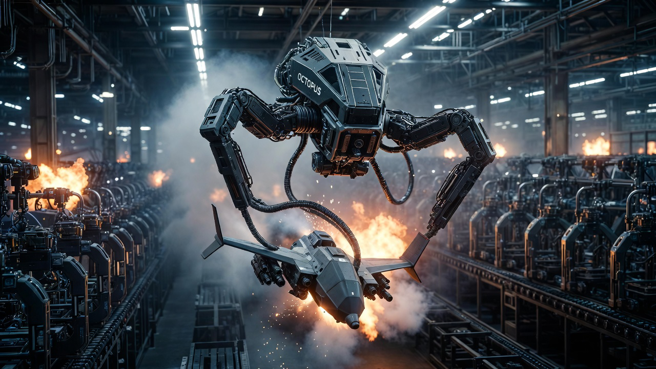 Suurbritannia käivitab droonisõja masstootmise: Octopus muudab sõja loogikat