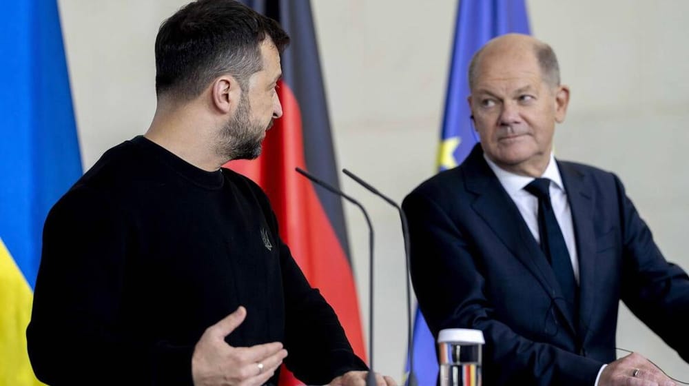Skandaal: Zelenski saatis pressikonverentsil Scholziga Venemaa avalikult ‘kolmele tähega kohta’ post image