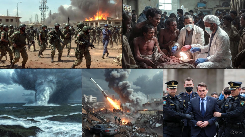 Maailma raputavad uudised: Geopoliitilised kriisid, looduskatastroofid ja terviseohud 25. novembril 2025 post image