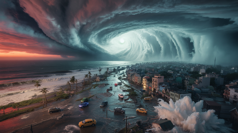 Taifuun Kalmaegi tabab Kesk-Vietnamit: 165 km/h tuuled, 9-meetrised lained ja tuhanded evakueeritud post image