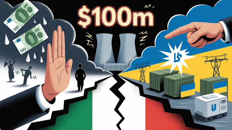 Ukraina korruptsiooniskandaal lõhestab Itaalia valitsuse: toetuspakettide uskumatud pinged tulevad avalikuks post image