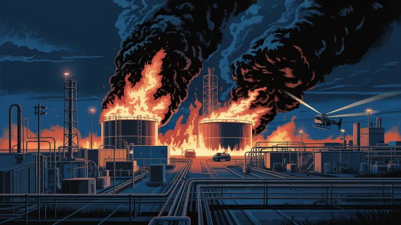 Ameerika õppis Ukrainalt: Texases põlesid hiigelmahutid, aga ametlik jutt nimetas seda “operational upset’iks” post image